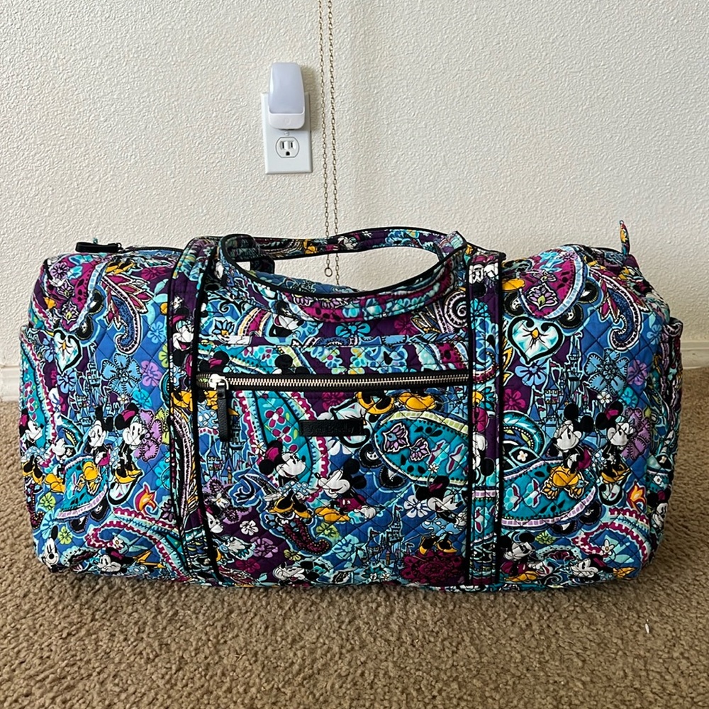 Vera Bradley Disney Mickey and Minnie paisley large tote
